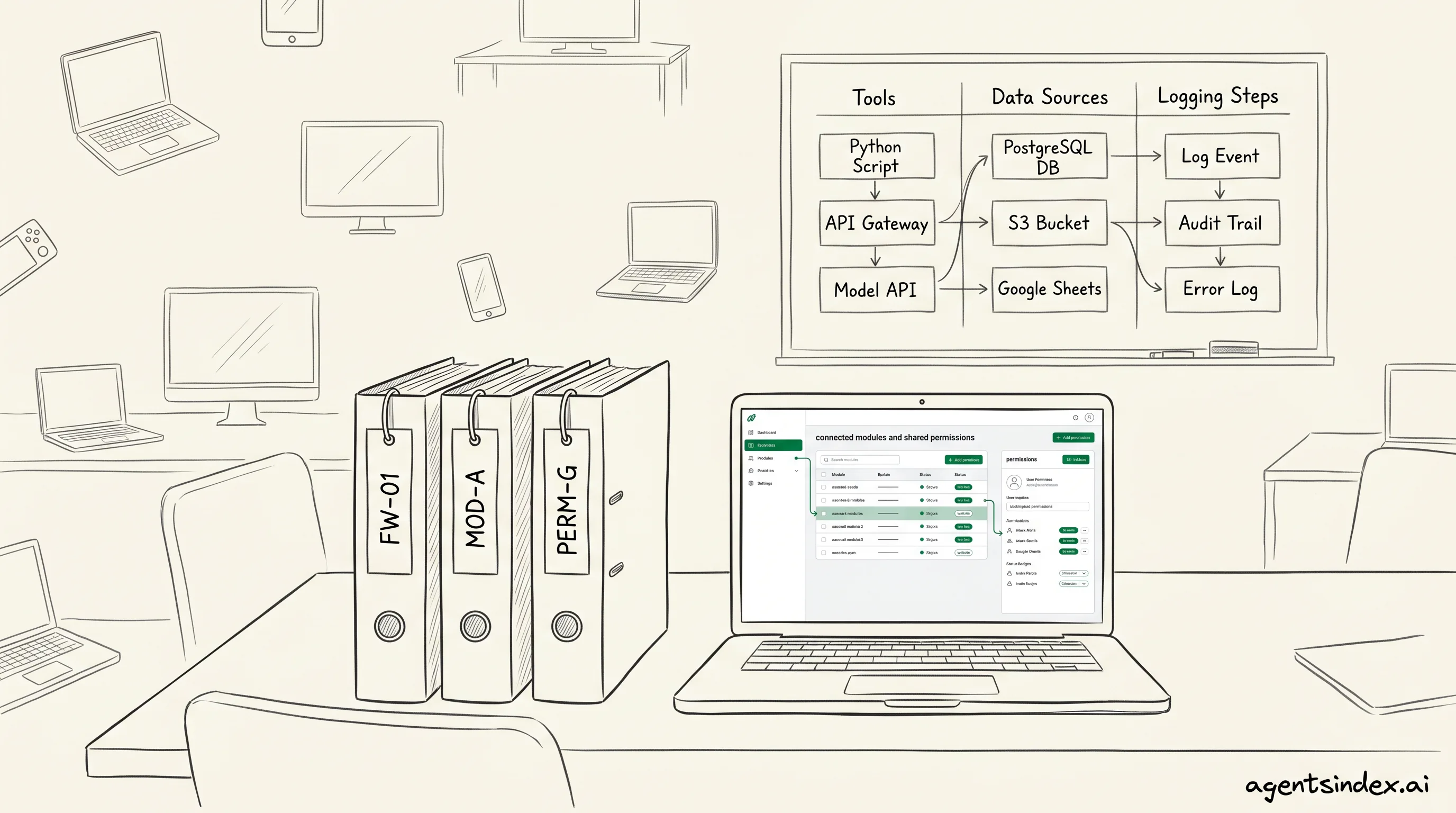 Agent framework consolidation with shared modules and governance
